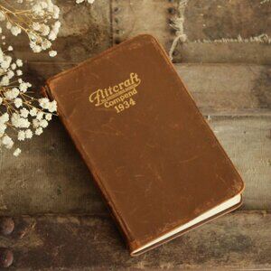 Vintage 1960s Book, "Flitcraft Compend 1934, Life Insurance Companies", 47th ed